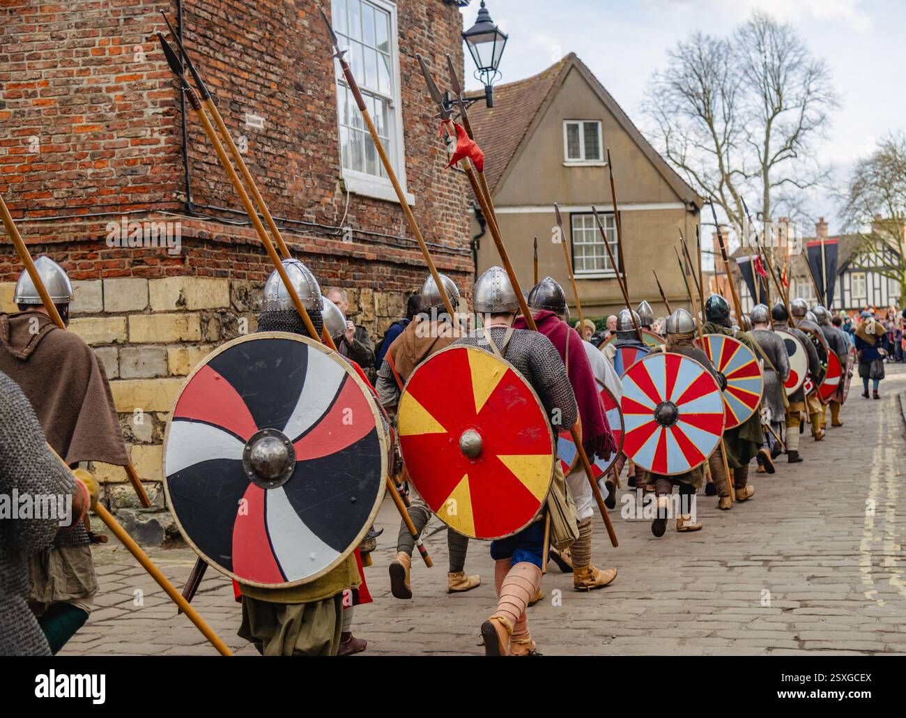 Il Jorvik Viking Festival di York Foto Stock