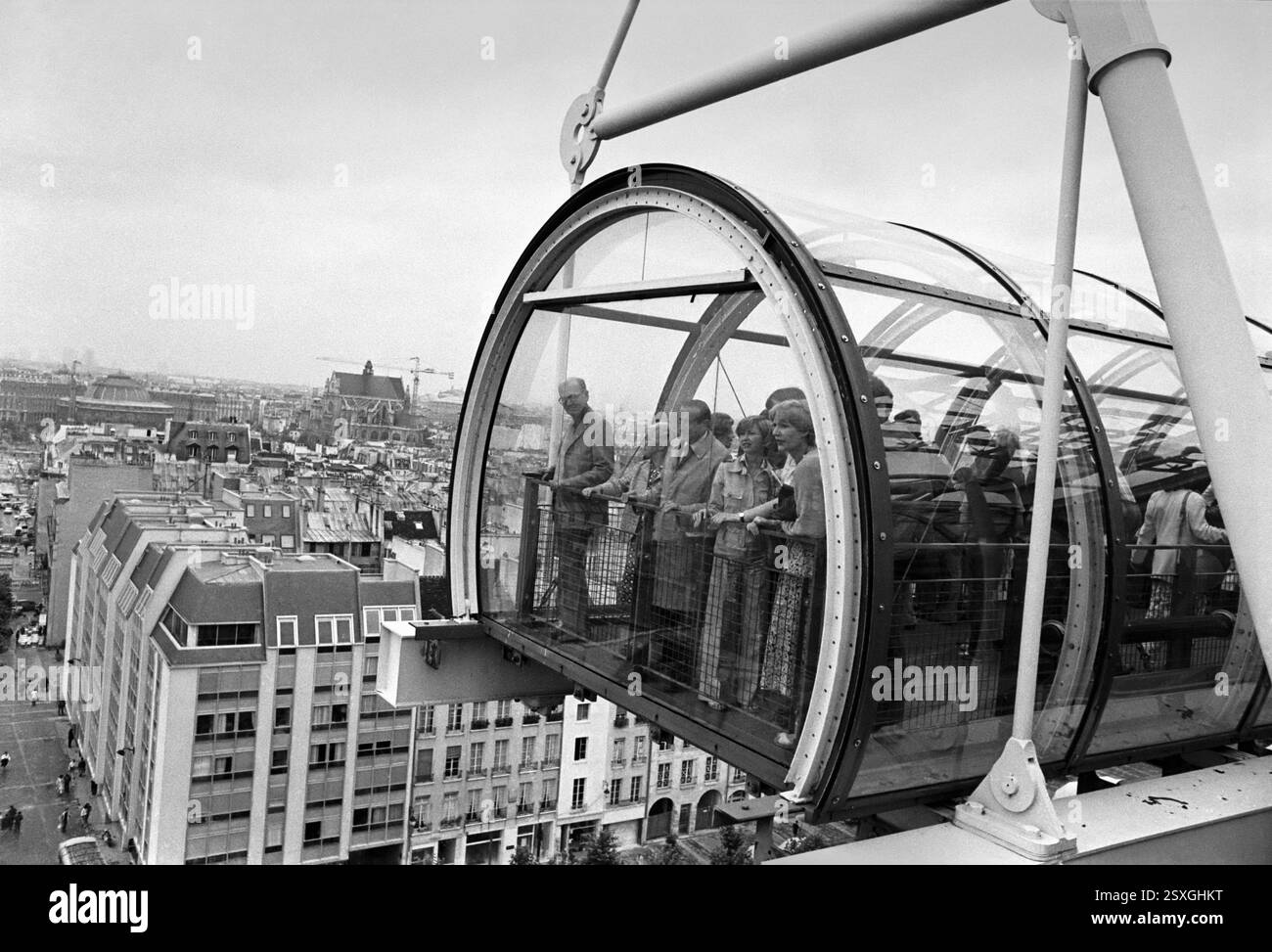 - Parigi, estate 1978, Georges Pompidou Beauburg Centro Nazionale d'Arte e Cultura - Parigi, estate 1978, Centro nazionale d'Arte e di cultura Georges Pompidou Beauburg Foto Stock