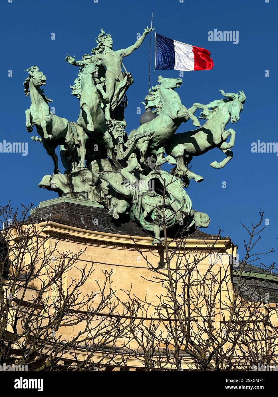 Harmonie Trionomphant de la Discorde, le Grand palais des Beaux-Arts, Parigi, Francia, Europa Foto Stock