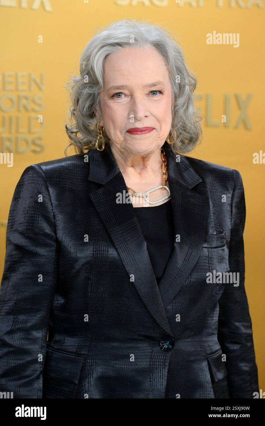 Kathy Bates bei der Verleihung der 31. Screen Actors Guild Awards 2025 im Shrine Auditorium e Expo Hall. Los Angeles, 23.02.2025 Foto Stock