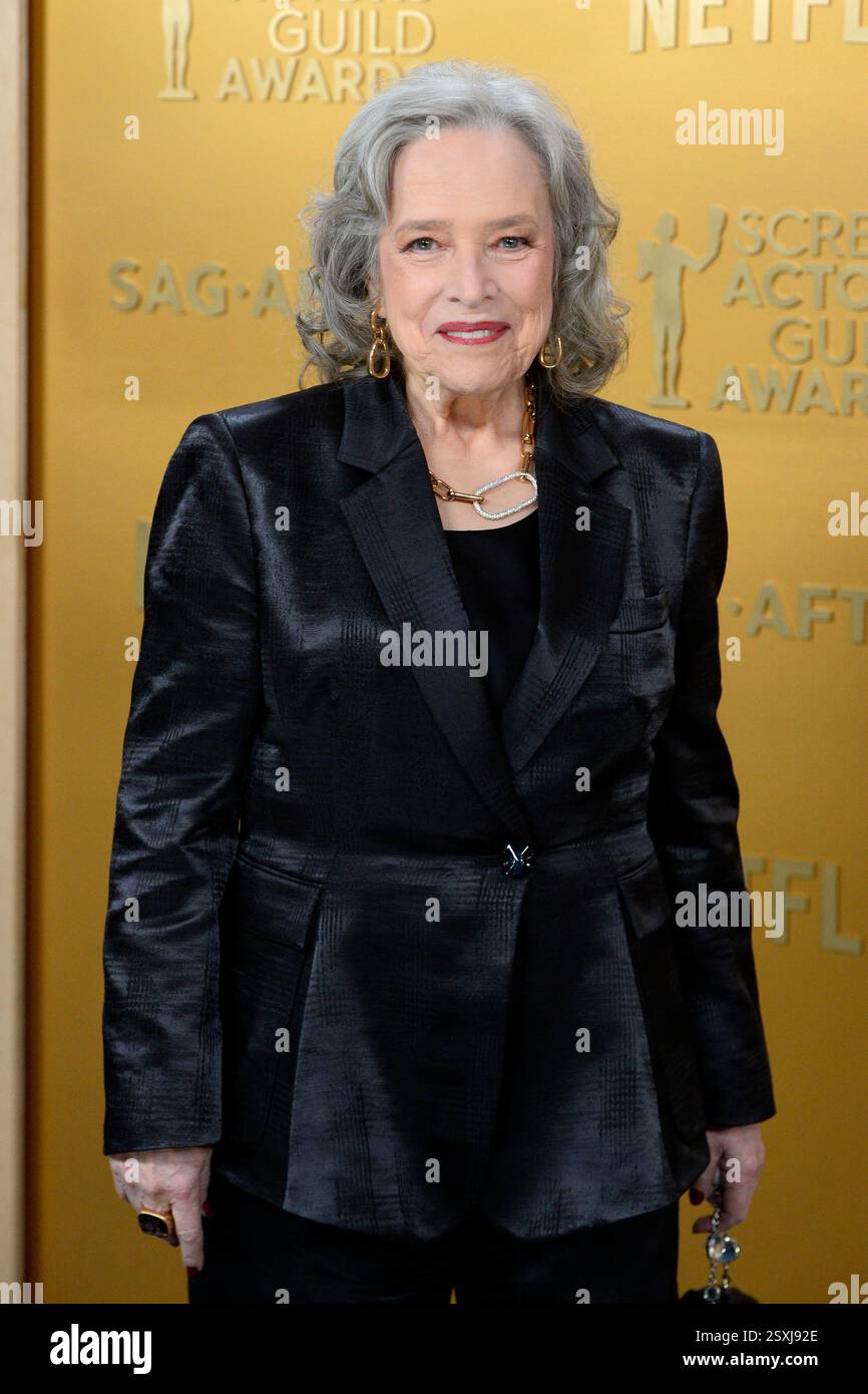 Kathy Bates bei der Verleihung der 31. Screen Actors Guild Awards 2025 im Shrine Auditorium e Expo Hall. Los Angeles, 23.02.2025 Foto Stock