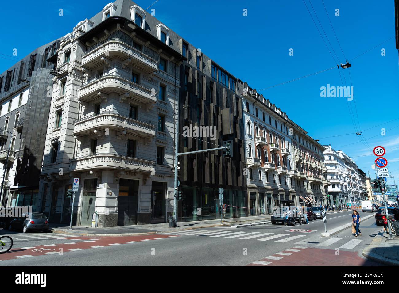 Belle città europee. Foto Stock