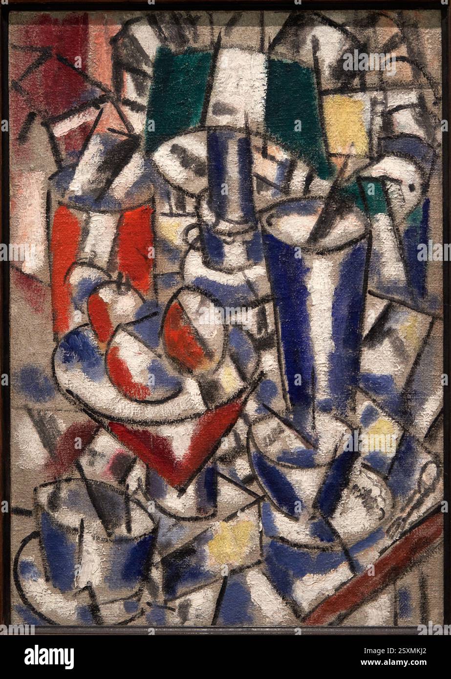 Natura morta con lampada, 1914, Fernand Léger (1881-1955) Foto Stock