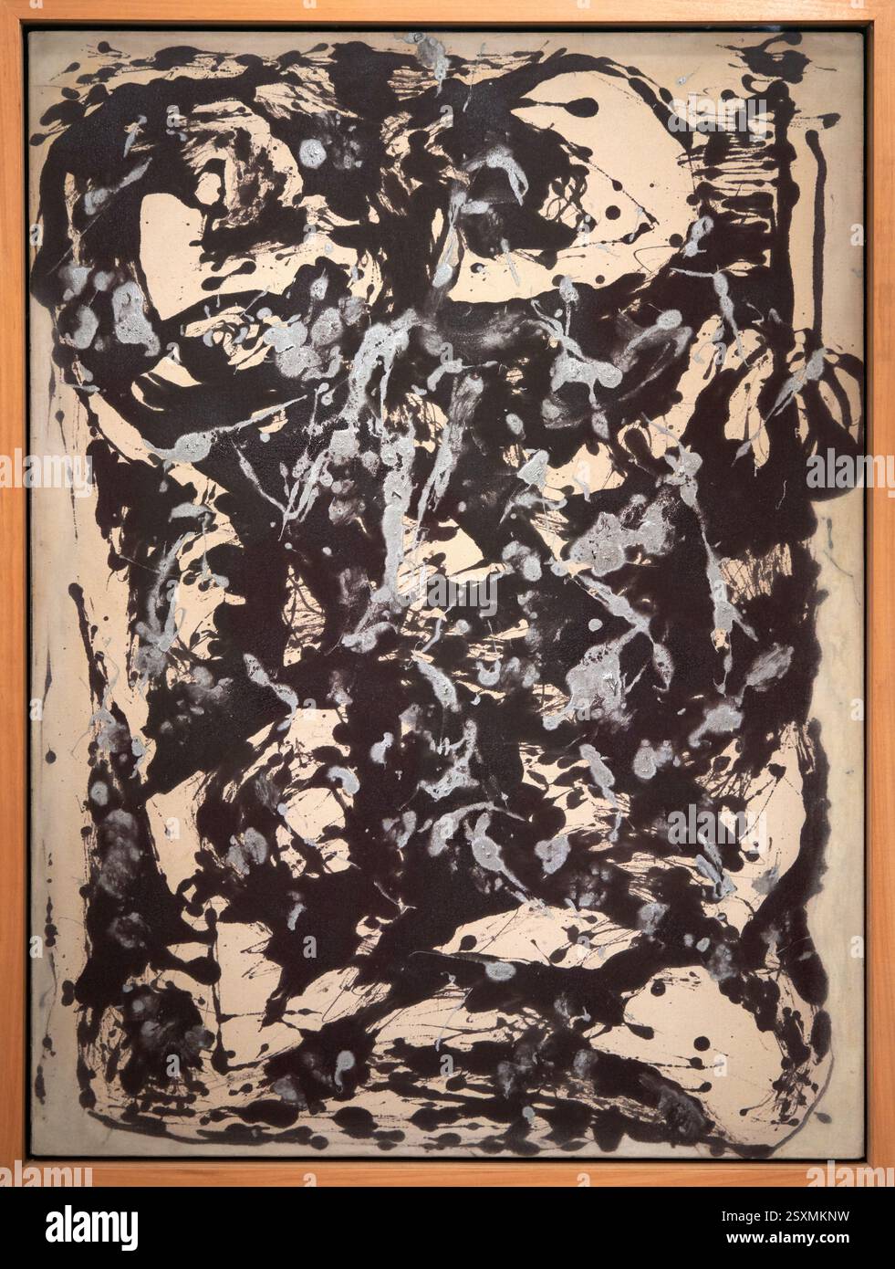Brown and Silver i, 1951, Jackson Pollock (1912-1956) Foto Stock