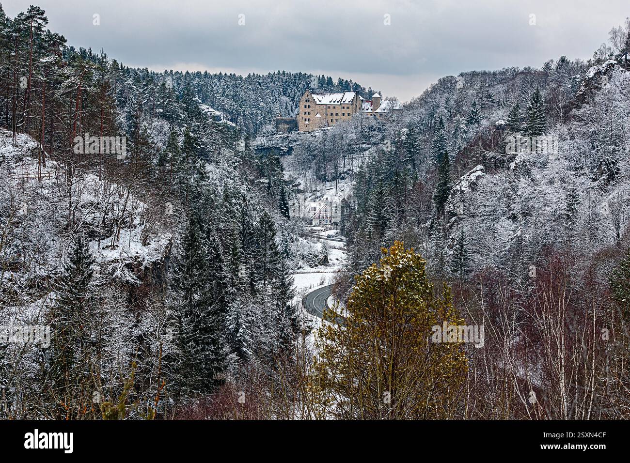 Burg Rabeneck Foto Stock