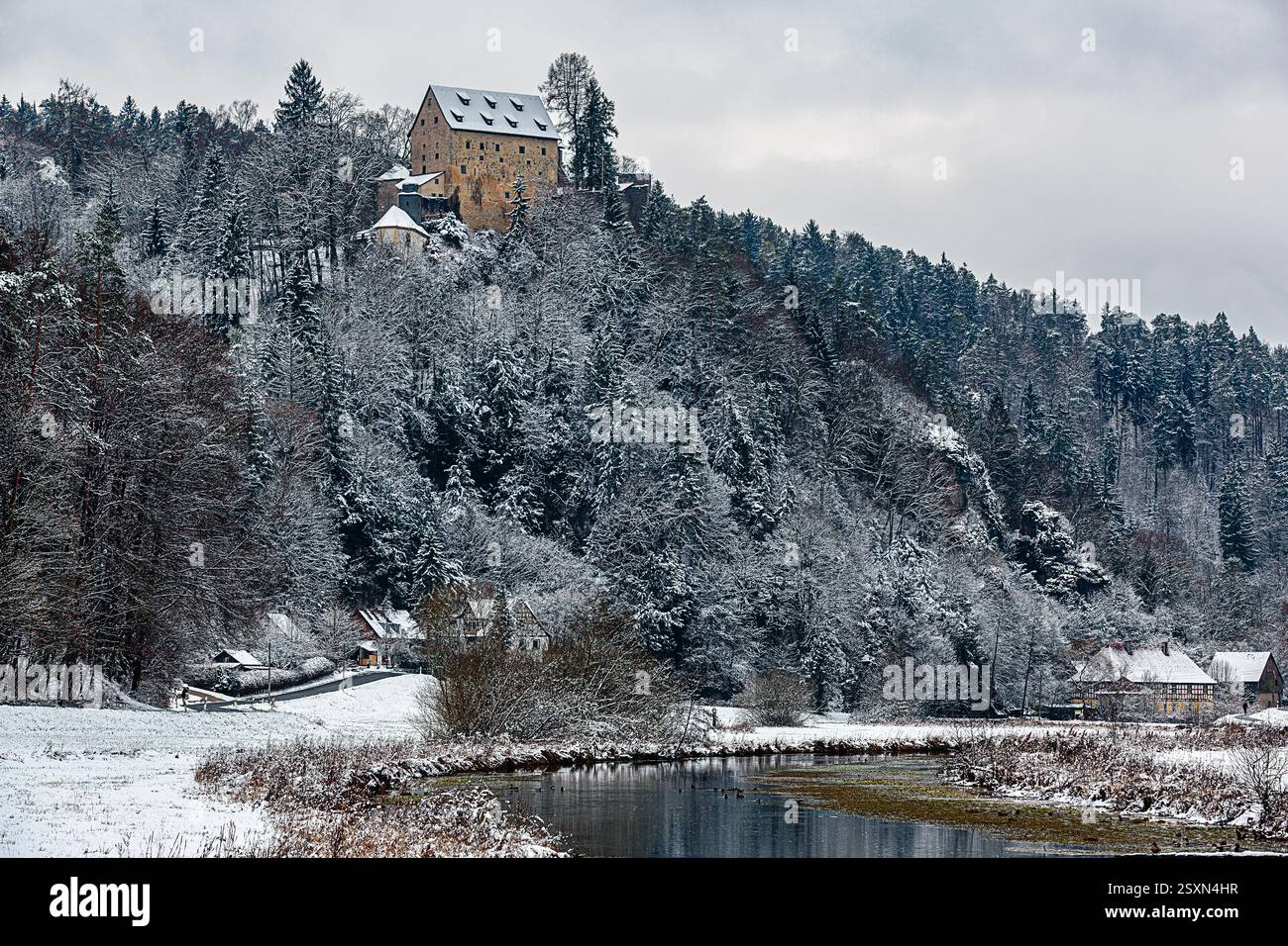 Burg Rabeneck Foto Stock