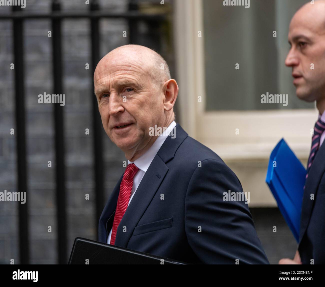 Londra, Regno Unito. 25 febbraio 2025. John Healey, Segretario della difesa, ad una riunione di gabinetto al 10 di Downing Street, Londra. Crediti: Ian Davidson/Alamy Live News Foto Stock