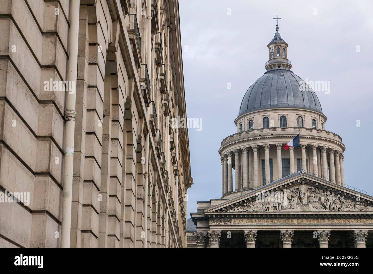 FEBBRAIO 2025. Vista sul Panthéon a Parigi, Francia. Credito fotografico: SMP News Foto Stock
