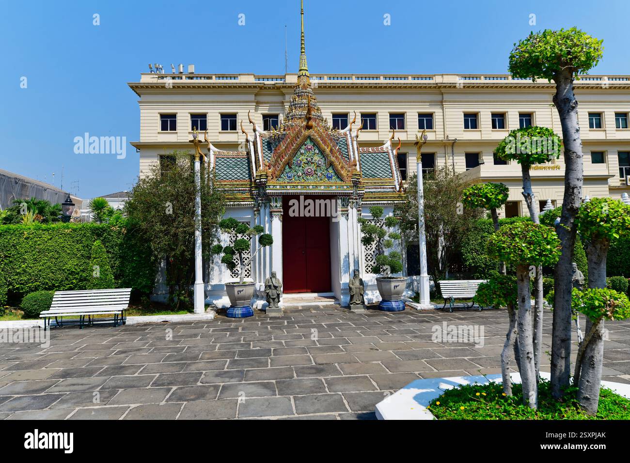 Il Grand Palace di Bangkok Foto Stock