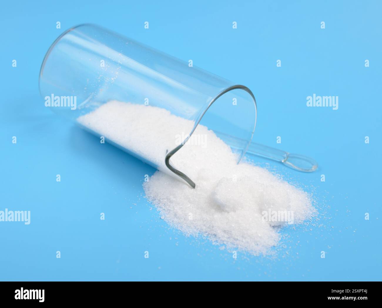 Aminoacido glicina che ha un singolo atomo di idrogeno come catena laterale Foto Stock