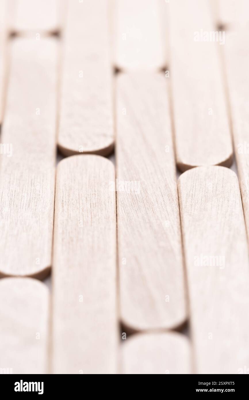 Sfondo in legno. Primo piano della consistenza delle tavole di legno Foto Stock