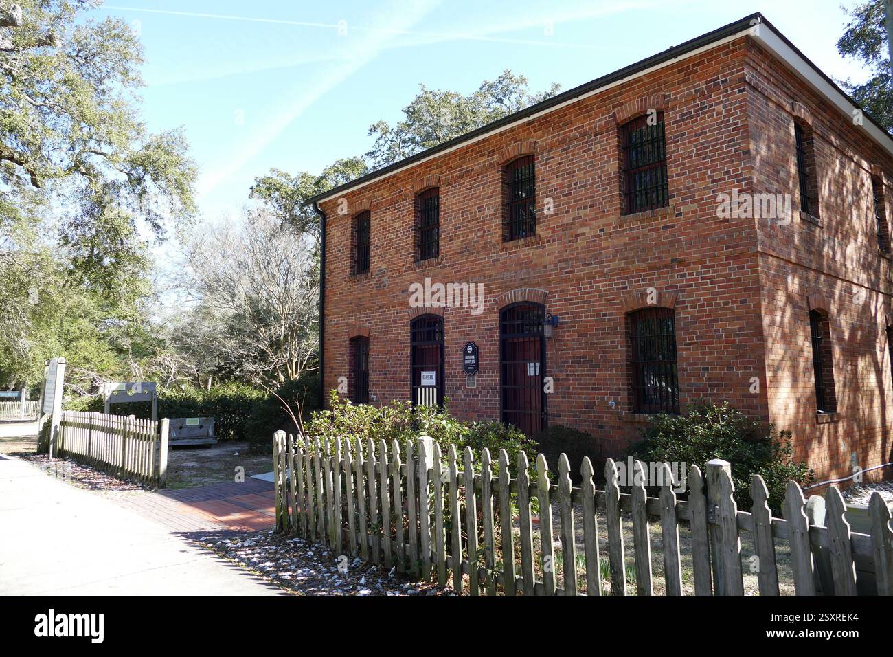Prigione della contea di Brunswick Foto Stock