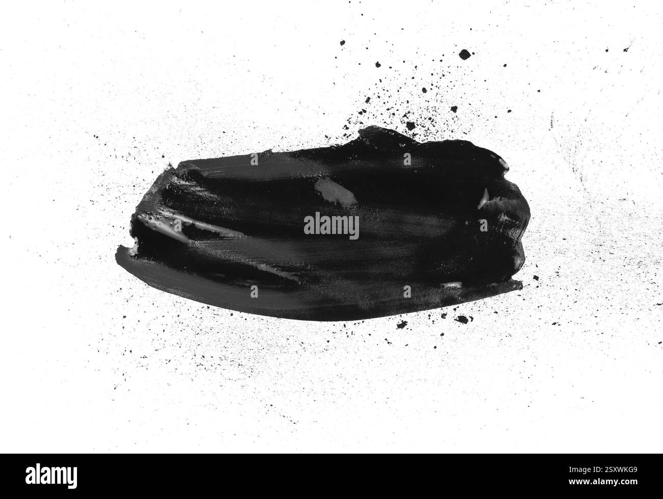 Traccia di pennello grunge astratto sfondo dipinto a mano. Texture acquerello. Foto Stock