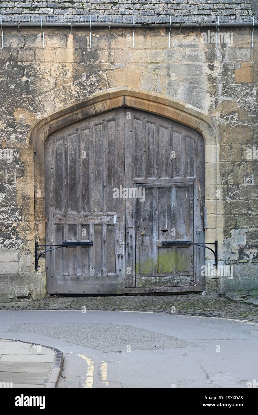 Ingresso appartenente all'Hertford College a New College Lane, Oxford Foto Stock
