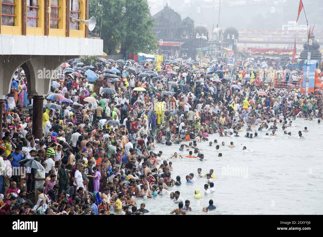 Kumbh Mela, Nasik, Maharashtra, India, Asia Foto Stock