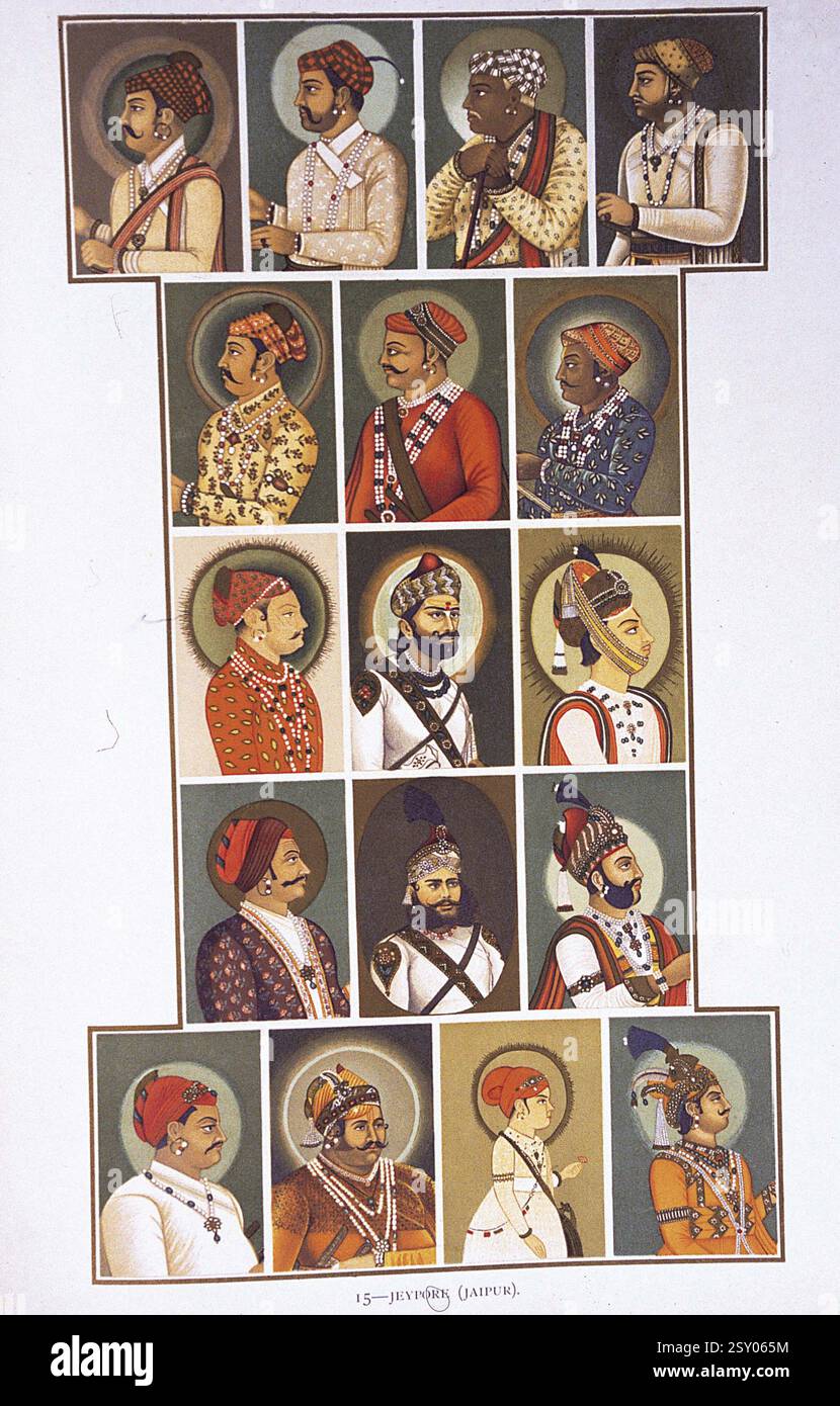 I righelli di ambra, Jaipur, Rajasthan, India, Asia Foto Stock