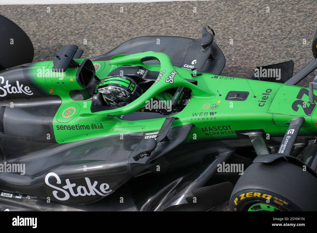 Sakhir, Bahrein. 26 febbraio 2025. Nico Hulkemberg, durante i test di Formula 1, al circuito Internazionale del Bahrain. Crediti: Alessio Morgese/Alessio Morgese/Emage/Alamy live news Foto Stock