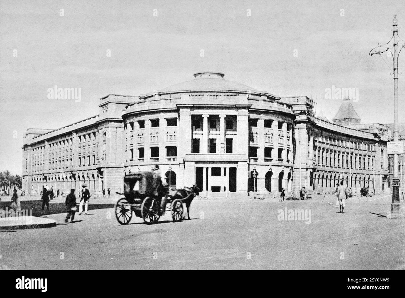 Vecchia foto d'epoca dell'istituto di scienze di mumbai, maharashtra, India Foto Stock