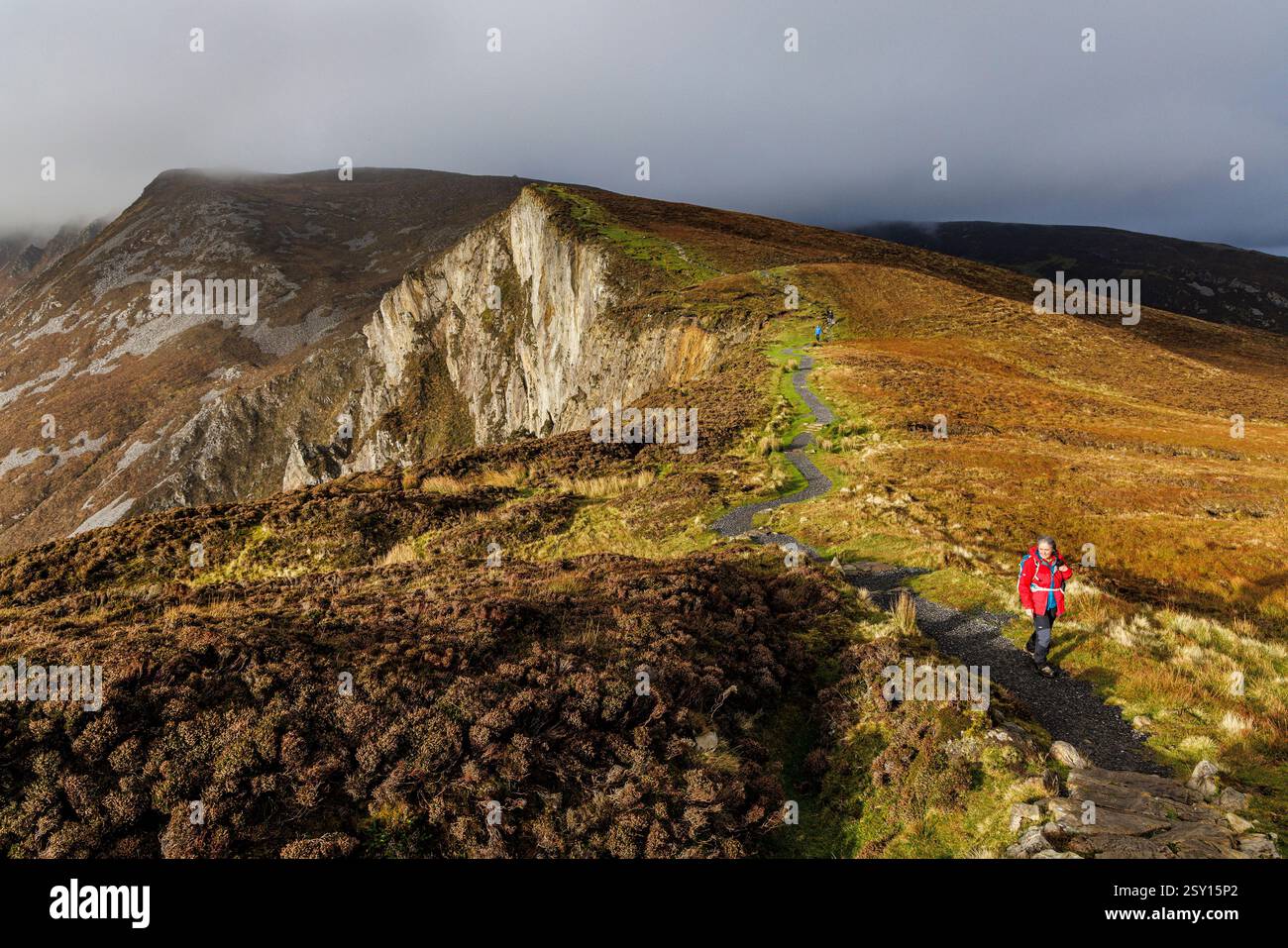Slieve League, Co. Donegal, Irlanda Foto Stock
