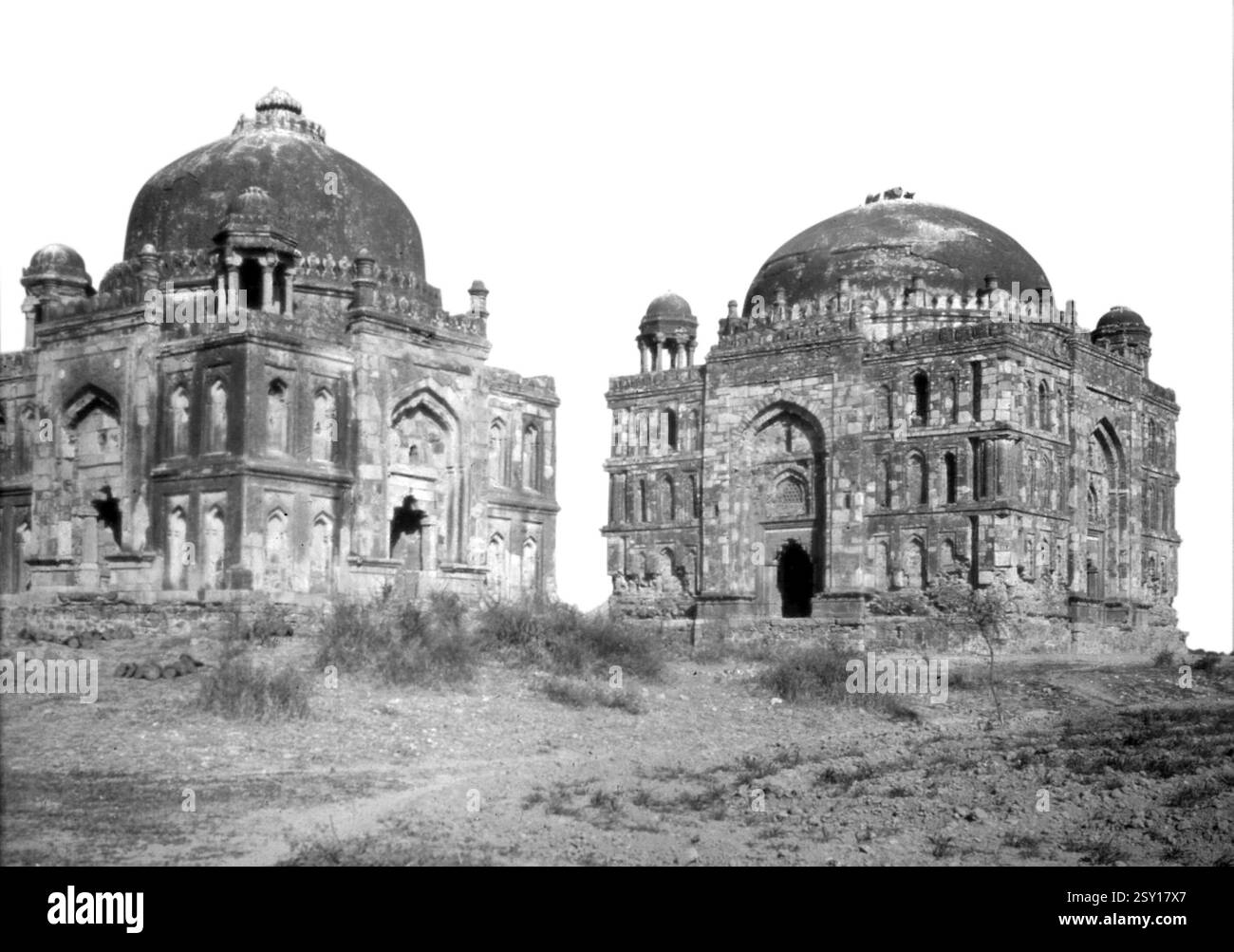 Vecchia lanterna d'epoca del monumento moghul delhi, India, Asia Foto Stock