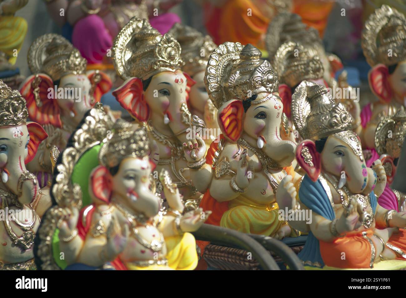 Ganesh Idol mumbai maharashtra India Asia Foto Stock