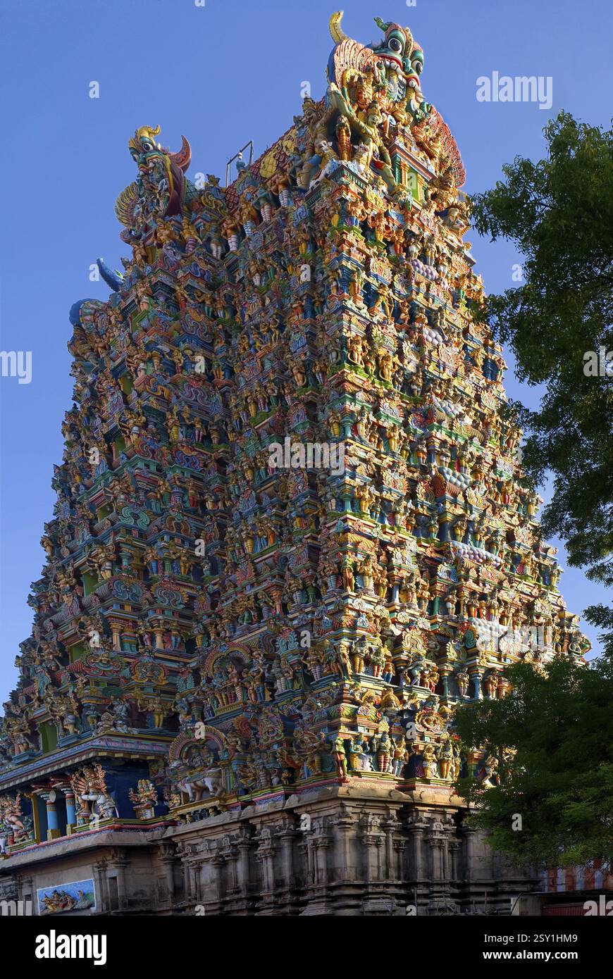 Tempio di Madurai Madurai Tamilnadu India Foto Stock