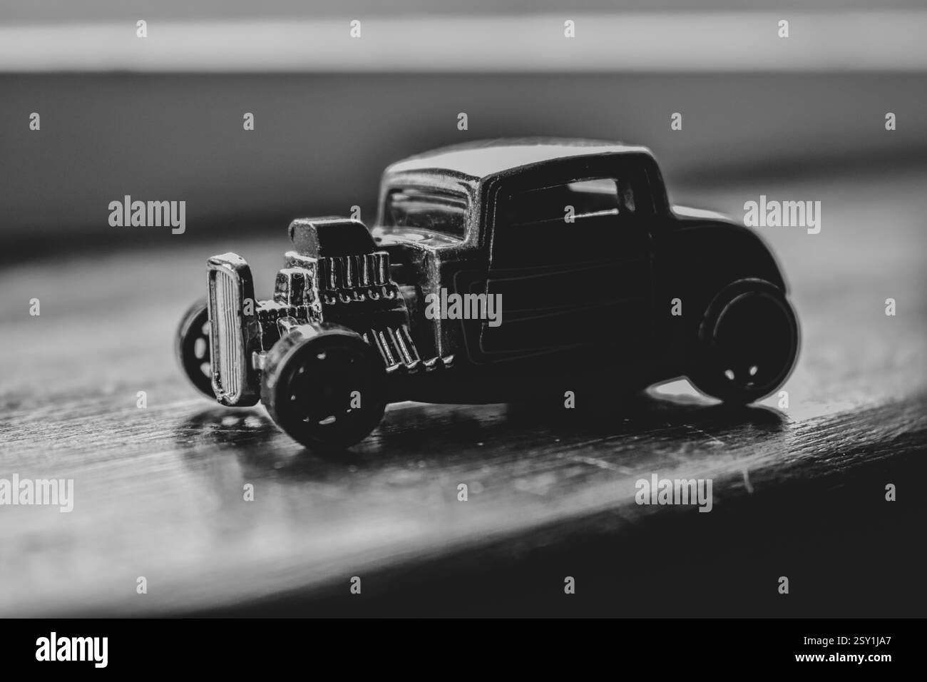 Modello Ford Hot Rod bianco e nero Foto Stock