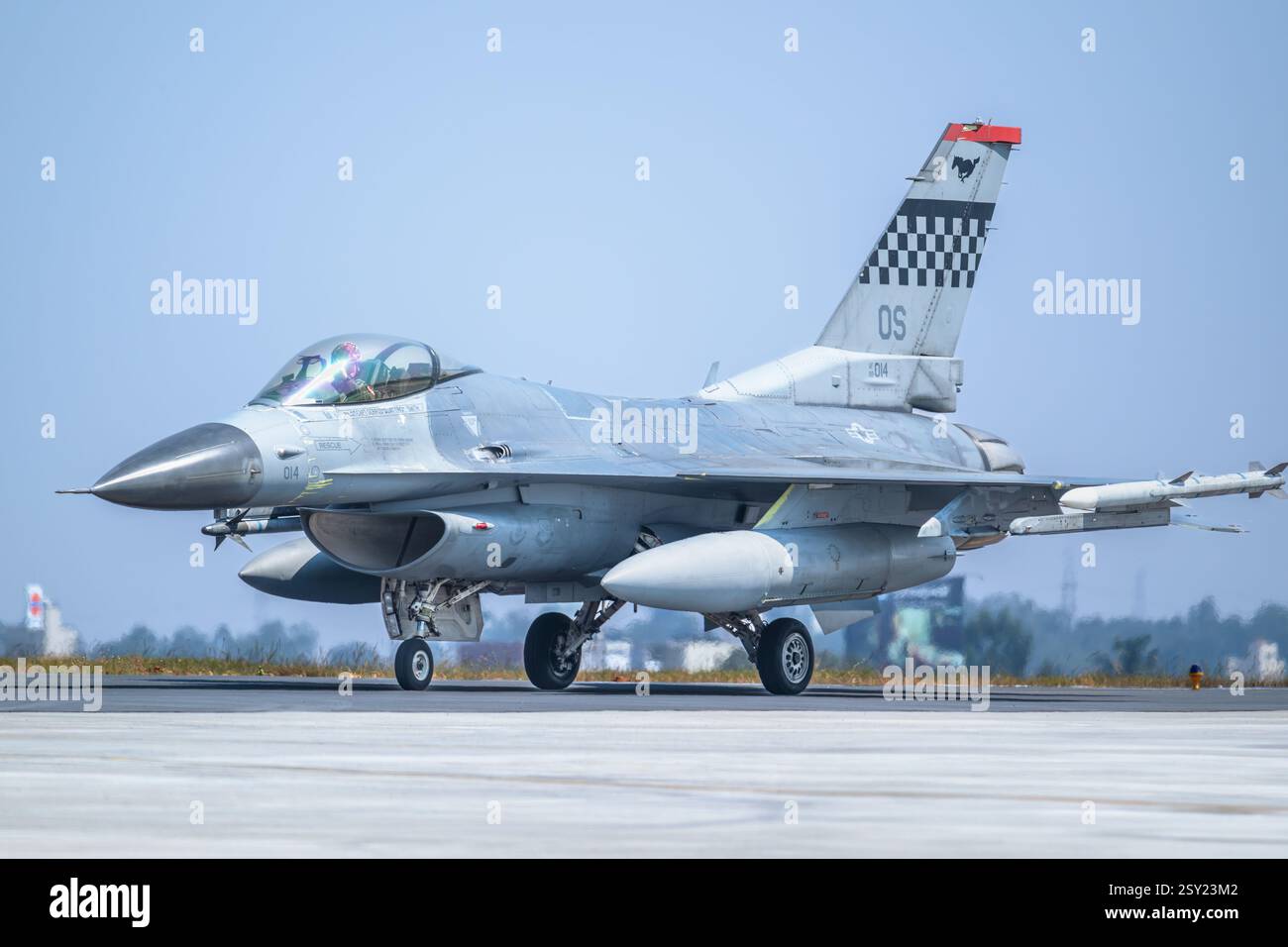 General Dynamics F-16C dell'USAF Foto Stock