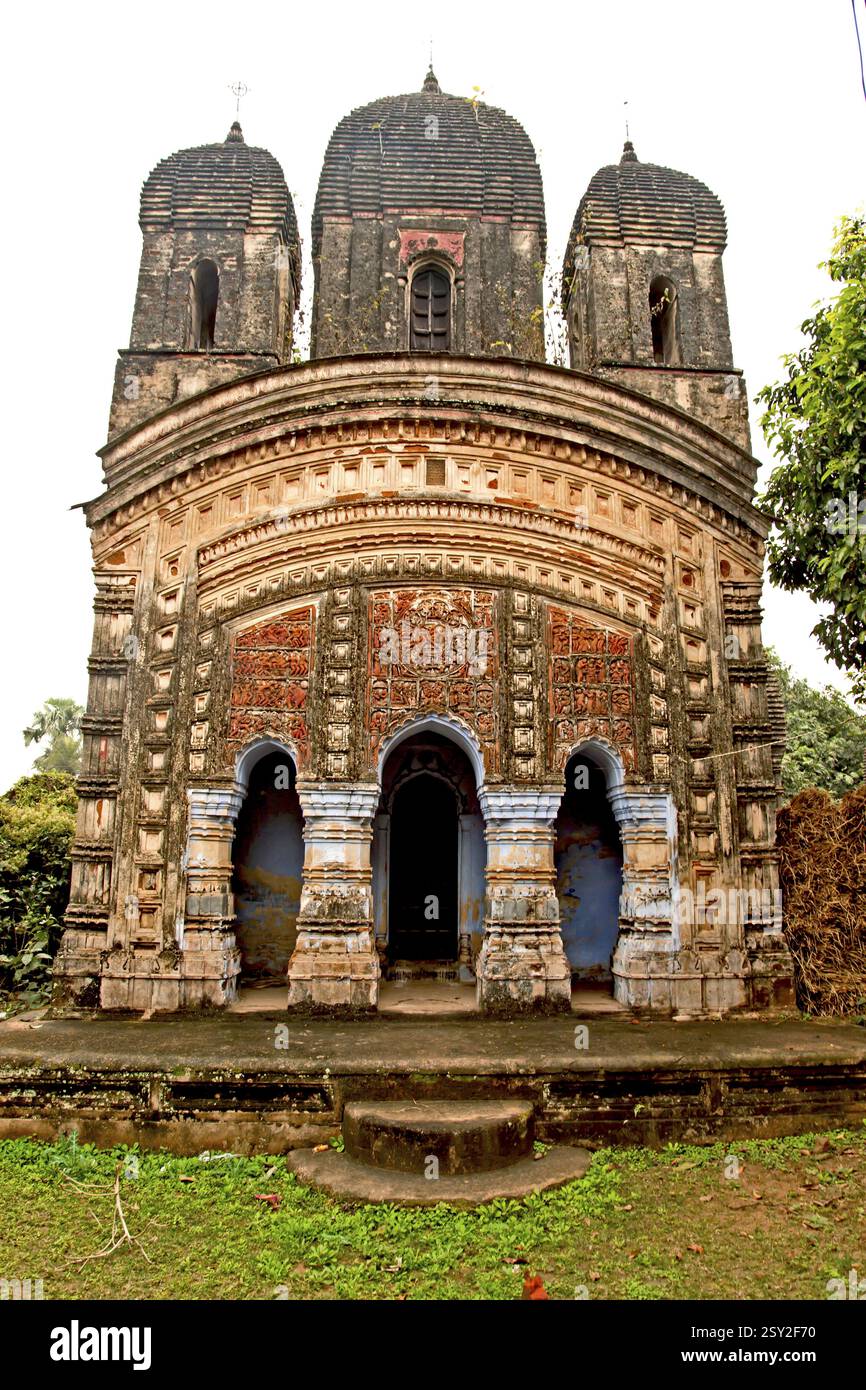 Temple Mokila Village, Burdwan, bengala occidentale, Asia, India, Asia Foto Stock