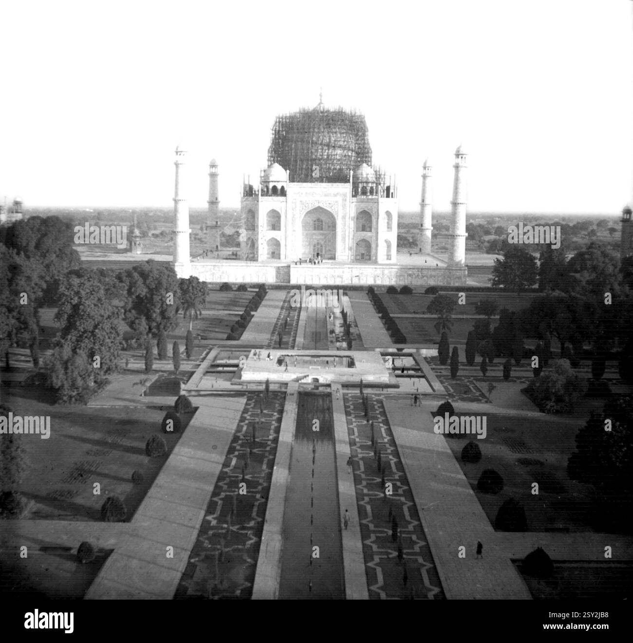 Vecchia lanterna d'epoca di costruzione taj mahal, Agra, uttar pradesh Foto Stock