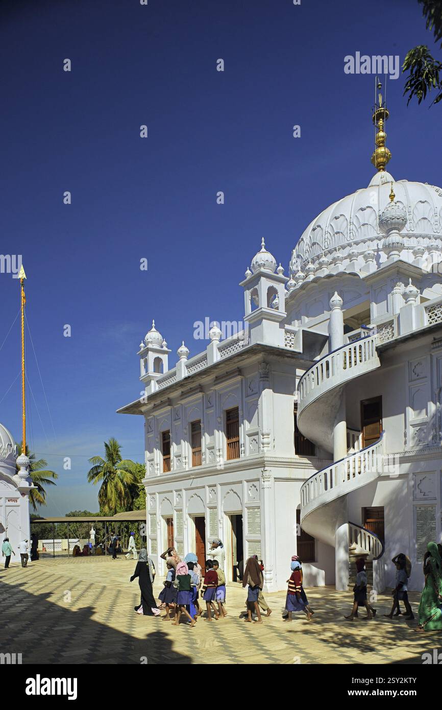 Nanak jhira sahib gurudwara, bidar, Karnataka, India, Asia Foto Stock
