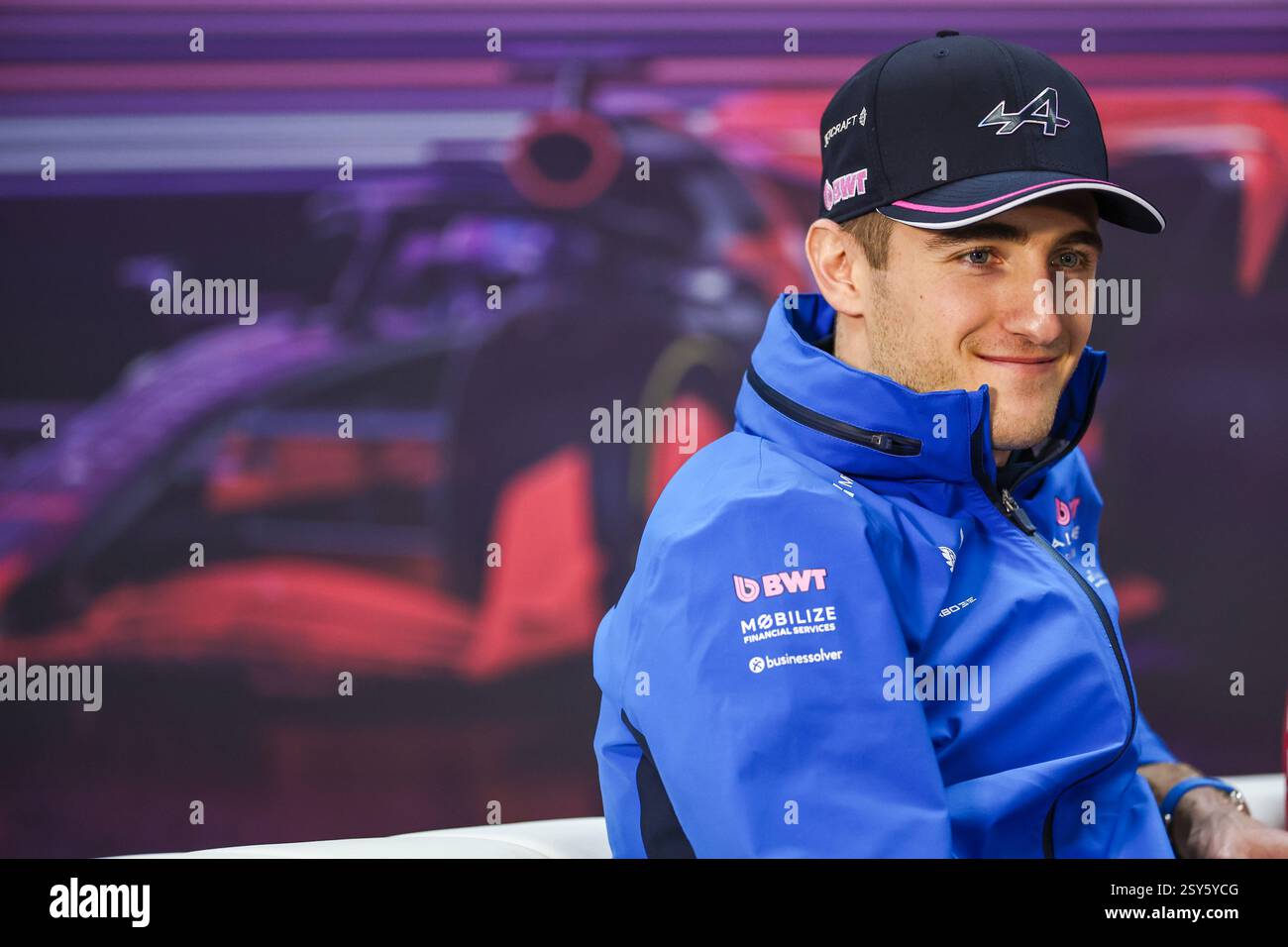 BAHREIN, BAHREIN - FEBBRAIO 27: Jack Doohan dell'Australia e BWT Alpine F1 Team durante il secondo giorno dei test di F1 al Bahrain International Circuit il 27 febbraio 2025 in Bahrain, Bahrein. (Foto di Qian Jun/Alamy Live News) Foto Stock