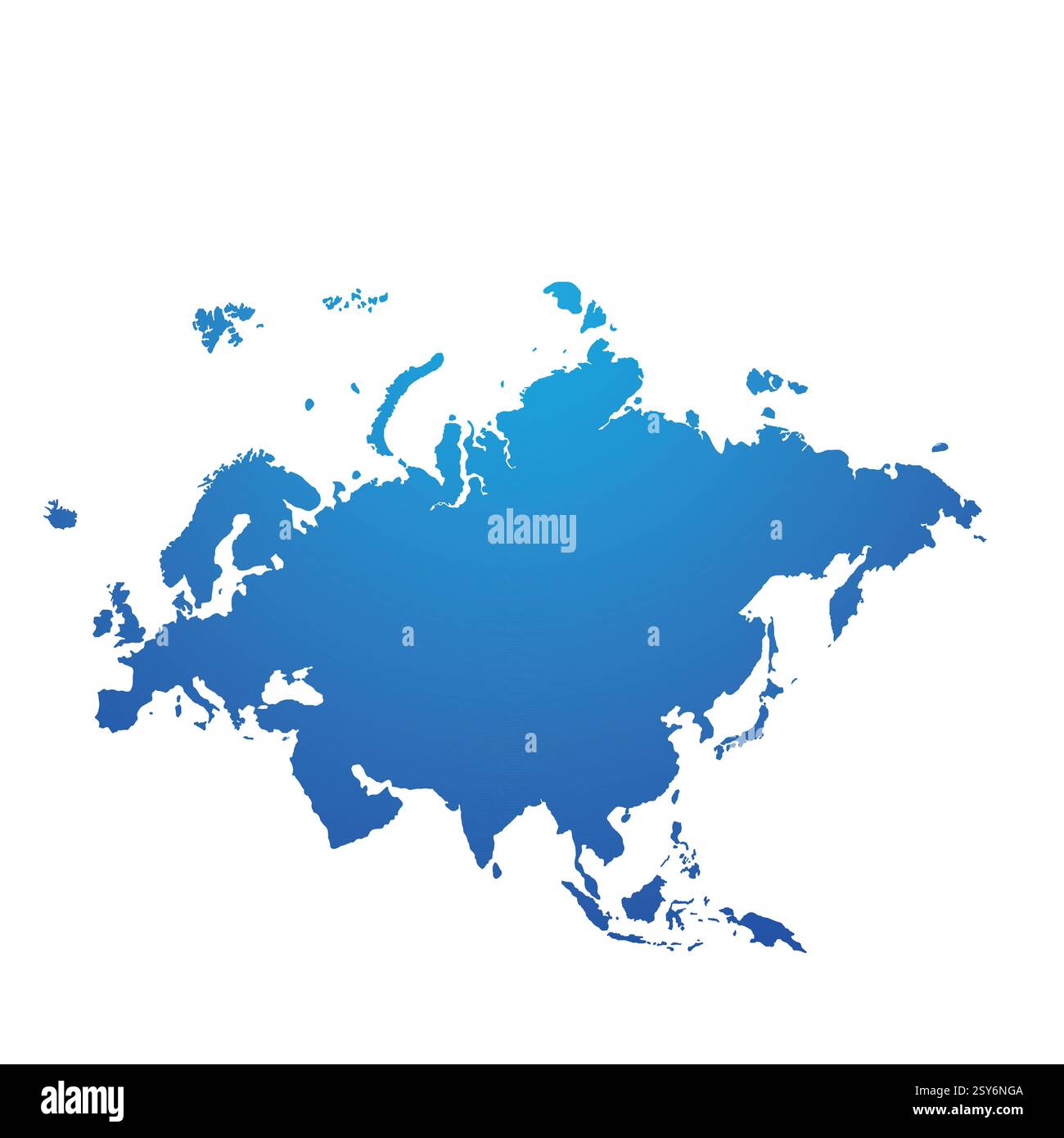 Mappa dell'Eurasia, insegna silhouette. Mappa del mondo Globe. Illustrazione vettoriale isolata su sfondo trasparente. Europa e Asia Illustrazione Vettoriale