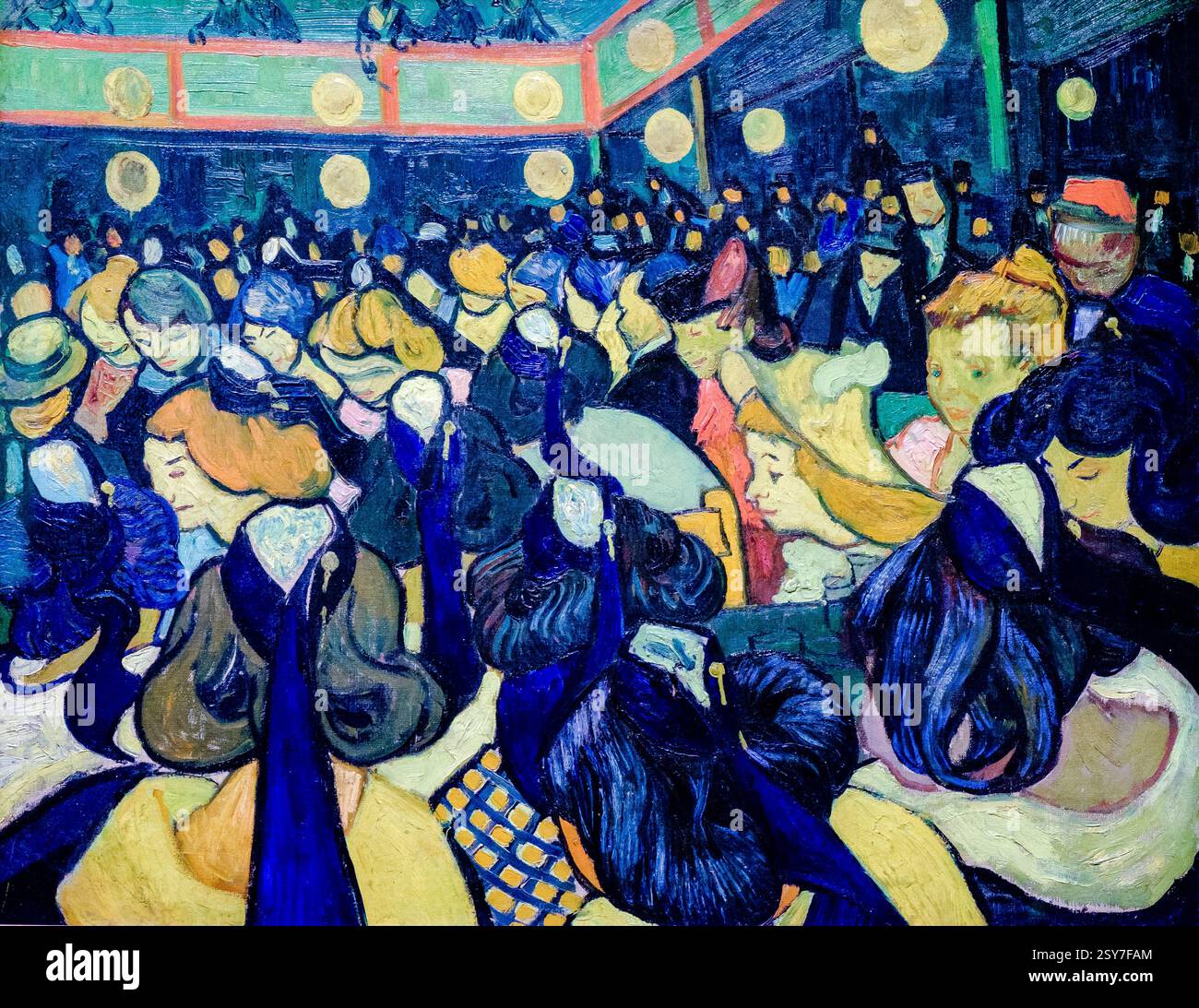 Vincent van Gogh (1853-1890) The Dance Hall at Arles, 1888, olio su tela, Musée d'Orsay, Parigi, Francia, Europa occidentale Foto Stock