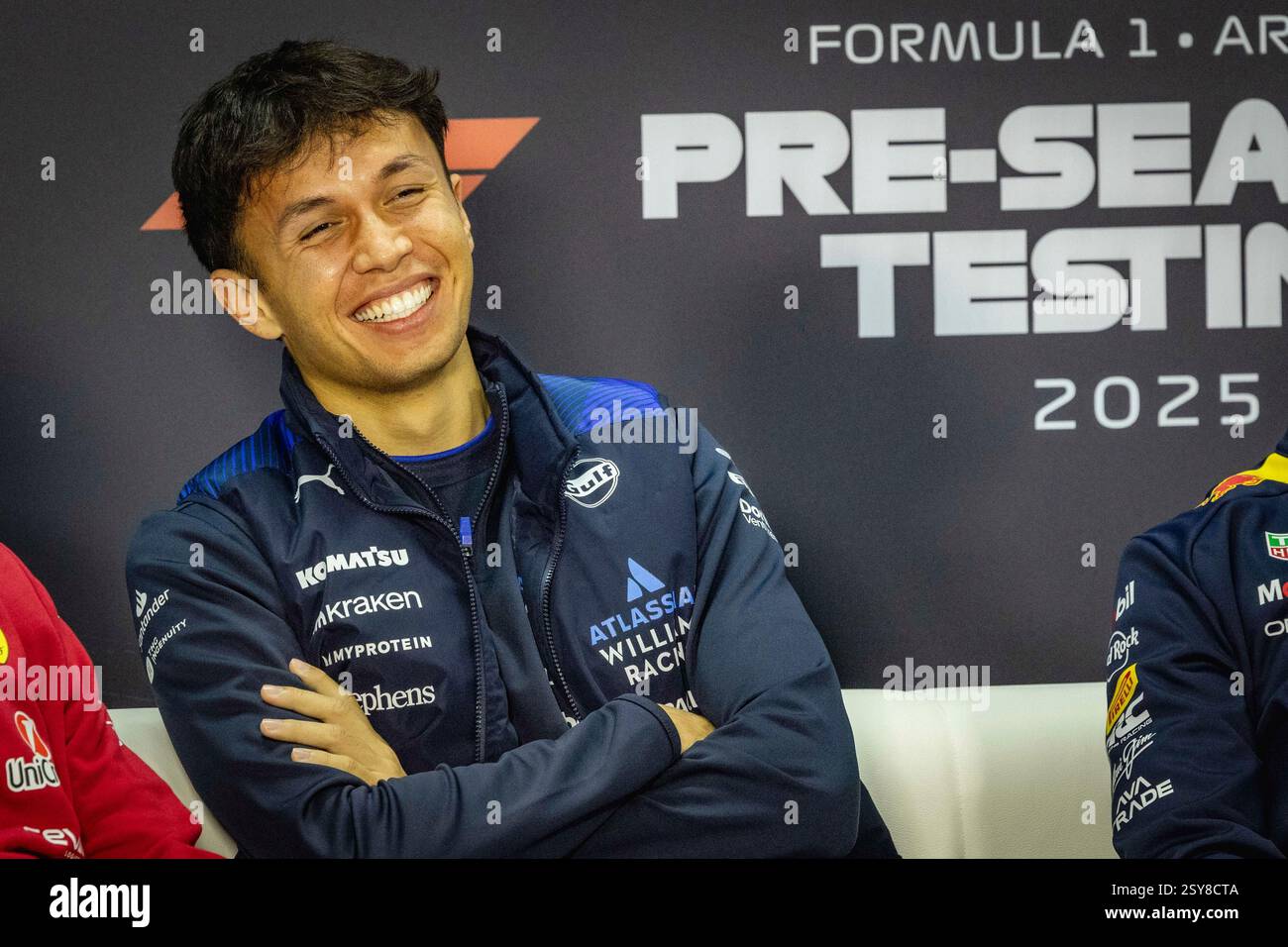 Sakhir, Bahrein. 27 febbraio 2025. BHR, Formel 1 Weltmeisterschaft, Formel 1 Testfahrten, Bahrain International Circuit, 27.02.2025 foto: Eibner-Pressefoto/Thomas Fuessler credito: dpa/Alamy Live News Foto Stock