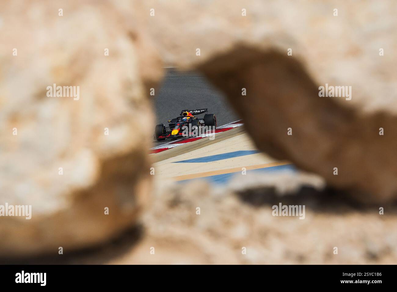Durante i test pre-stagionali di Formula 1 Aramco 2025 del Campionato del mondo di Formula 1 FIA 2025 dal 26 al 28 febbraio 2025 sul circuito Internazionale del Bahrain, a Sakhir, in Bahrein Foto Stock