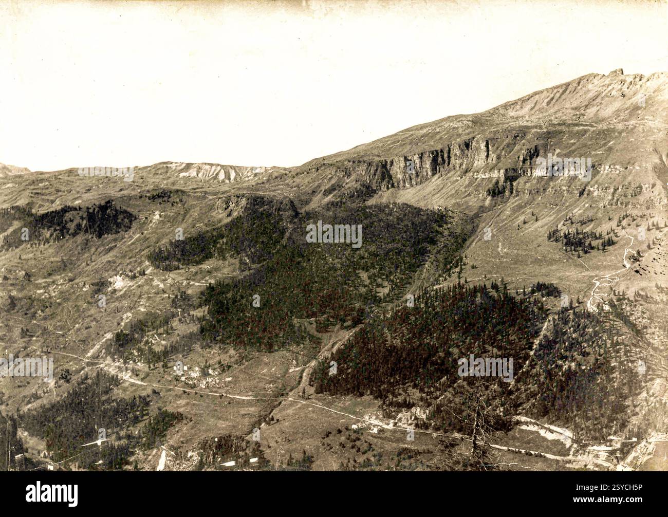 Italia Veneto Belluno prima Guerra Mondiale col di Lana durante la grande Guerra Foto Stock