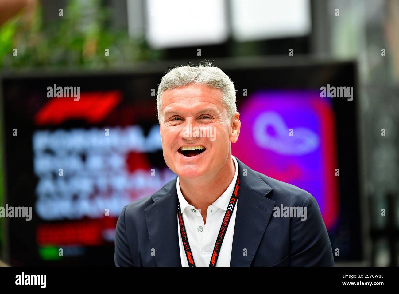David Coulthard all'Australian Round del Gran Premio di Formula 1 2024 Foto Stock