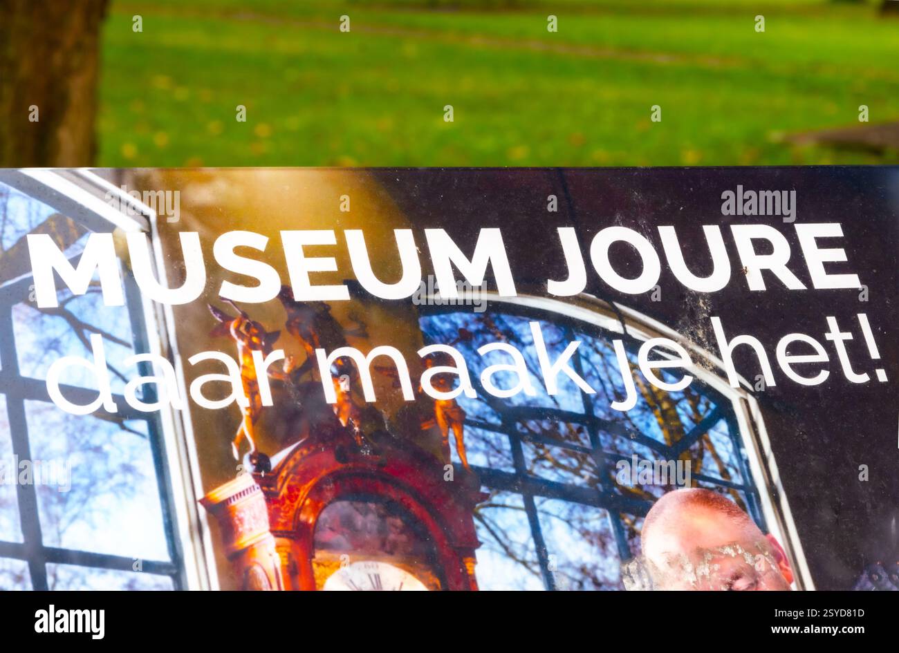 Joure, Paesi Bassi, 7.09.2024: Cultura e storia: Segno del museo Joure come rappresentazione del patrimonio regionale. Foto Stock