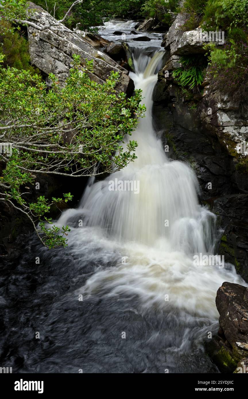 Cascata in Scozia Foto Stock