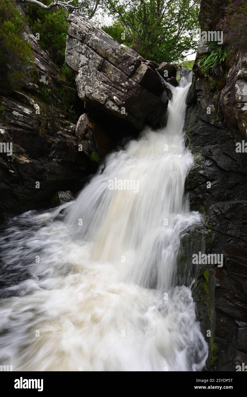 Cascata in Scozia Foto Stock