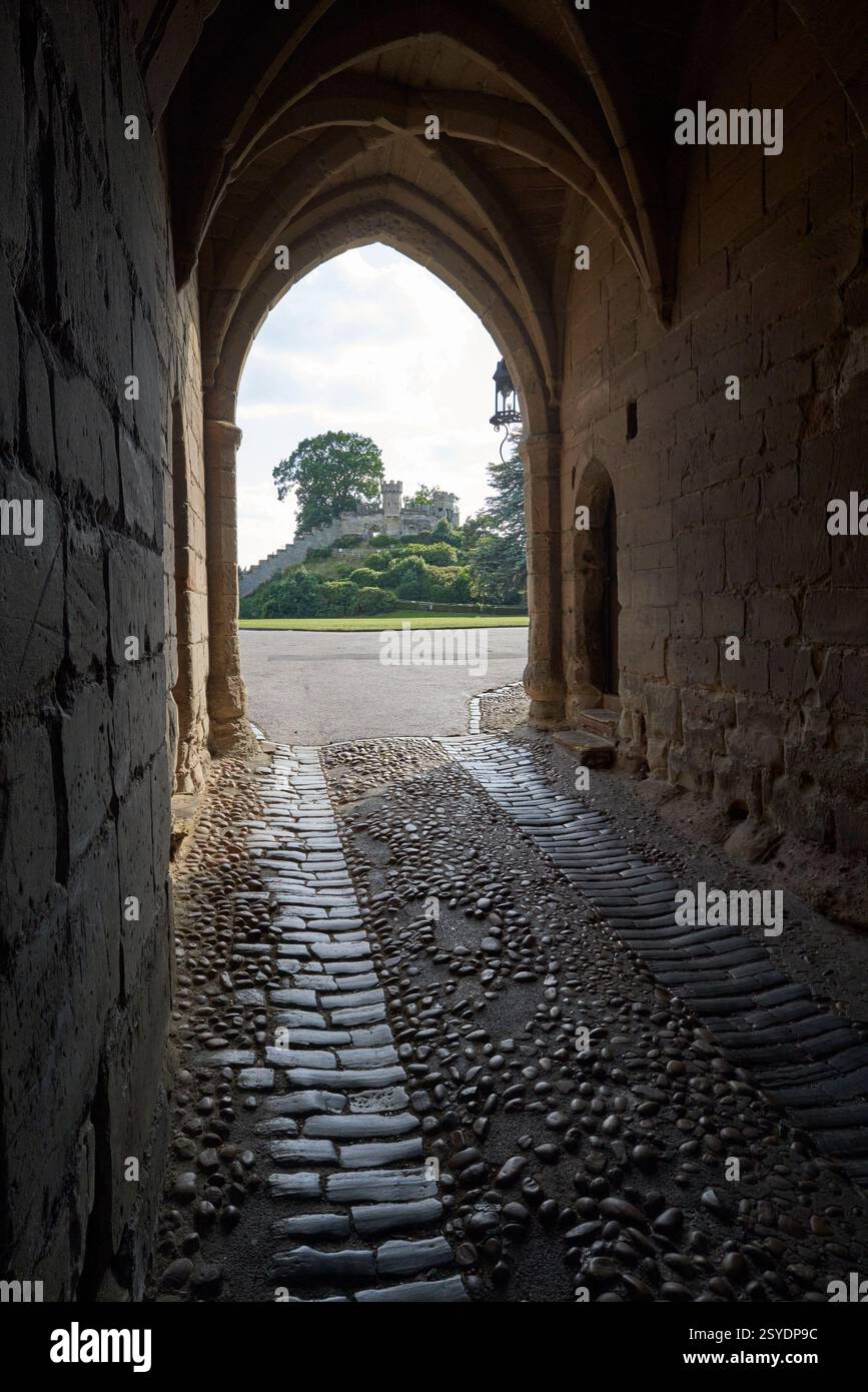 Il Castello di Warwick, Warwick, Regno Unito Foto Stock