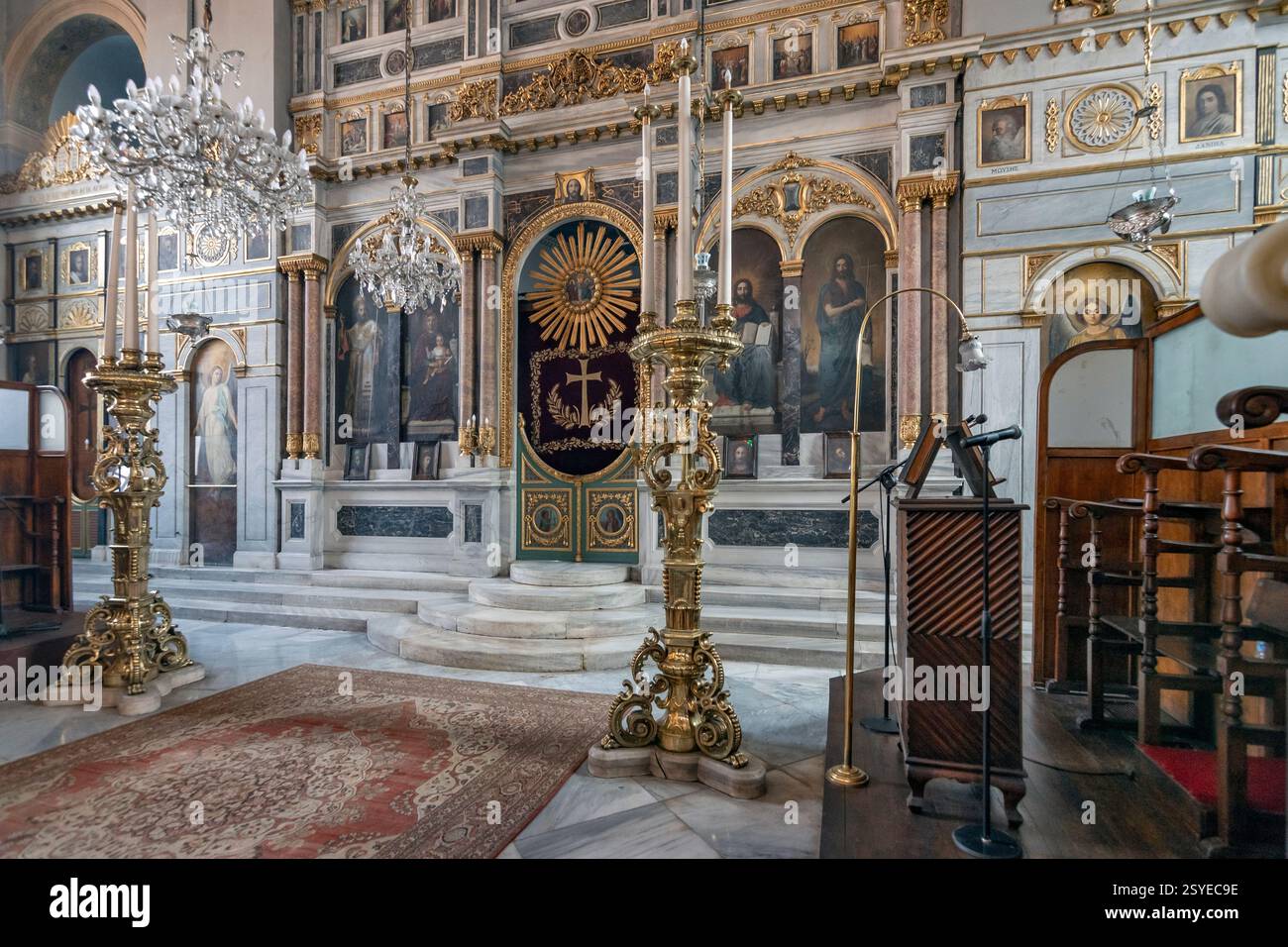 Chiesa greco-ortodossa Hagia Triada (Santa Trinità) a Istanbul, Turchia Foto Stock
