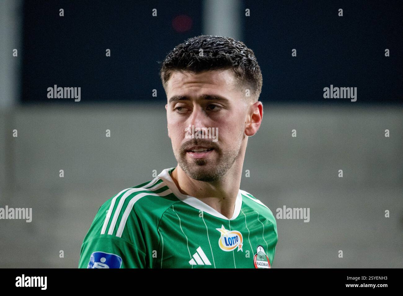 Radomiak Radom giocatore Roberto Alves durante il PKO BP EKSTRAKLASA match. Radomiak Radom vs Widzew Łódź, Stadion im. Braci Czachorów, Struga 63, Radom, Polonia. 28.02.2024 crediti: Mateusz Piotrowski/Alamy Live News Foto Stock