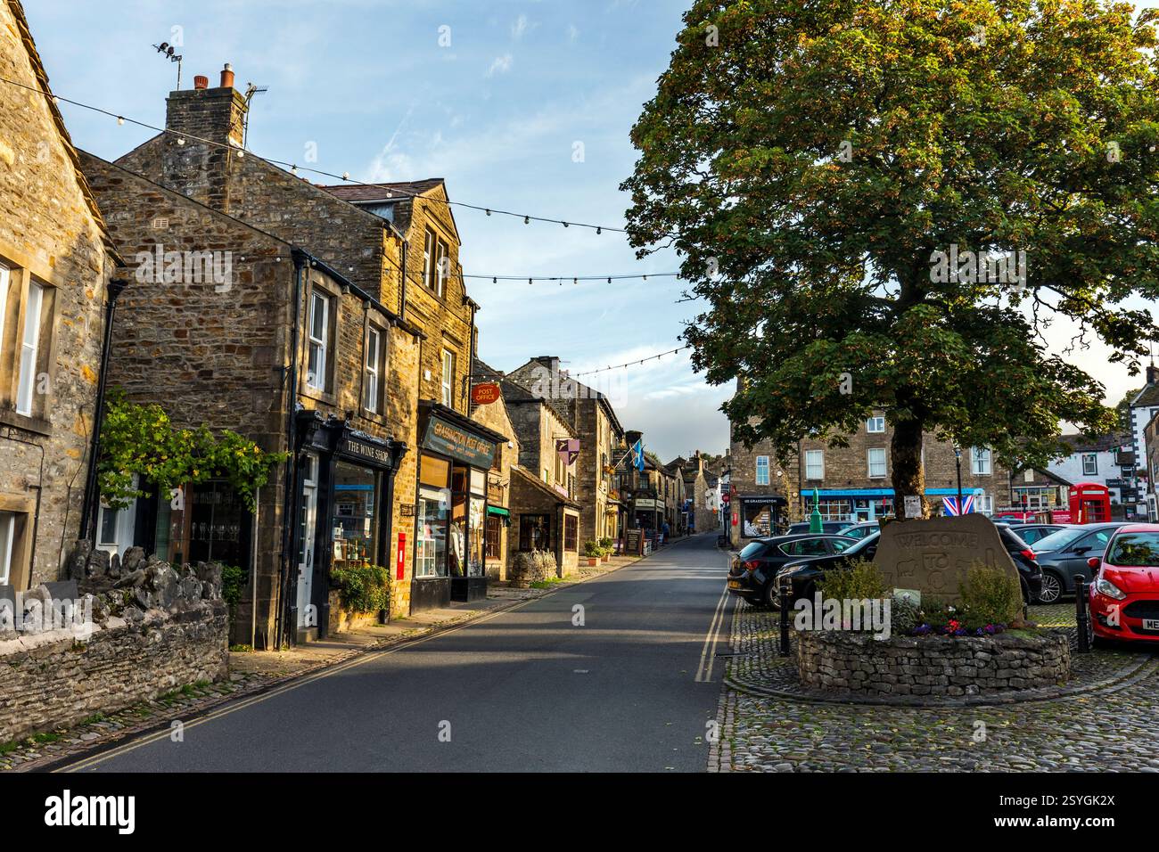Wharfedale; Grassington; Yorkshire; Regno Unito Foto Stock