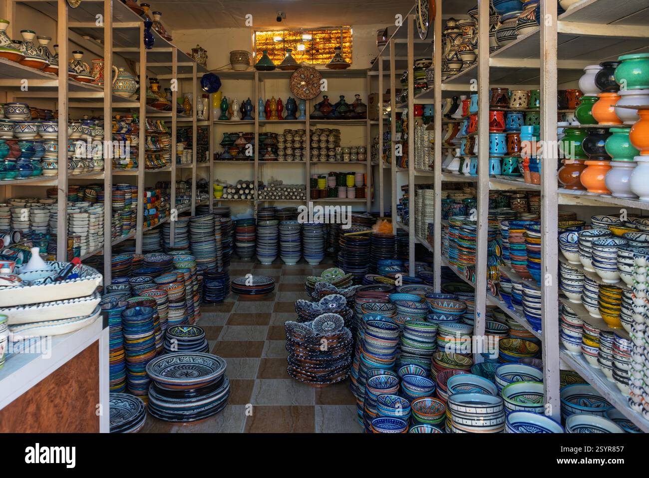 Safi, Marocco, è conosciuta per le sue ceramiche e ceramiche, le spiagge e la ricca storia. Foto Stock