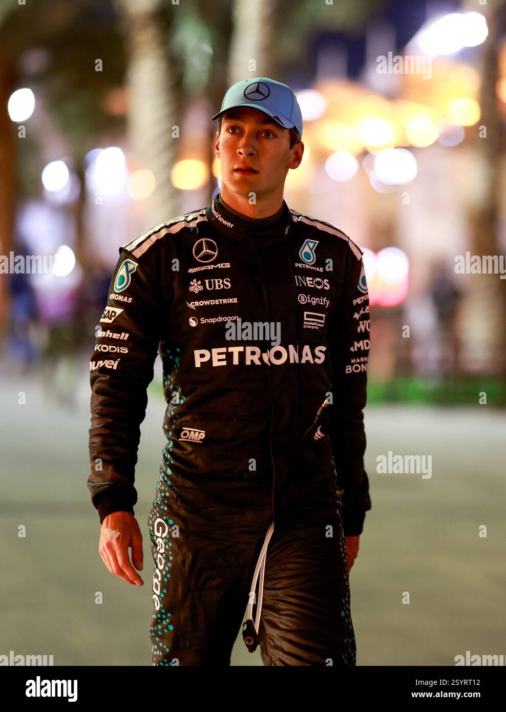 Durante i test pre-stagionali di Formula 1 Aramco 2025 del Campionato del mondo di Formula 1 FIA 2025 dal 26 al 28 febbraio 2025 sul circuito Internazionale del Bahrain, a Sakhir, in Bahrein Foto Stock