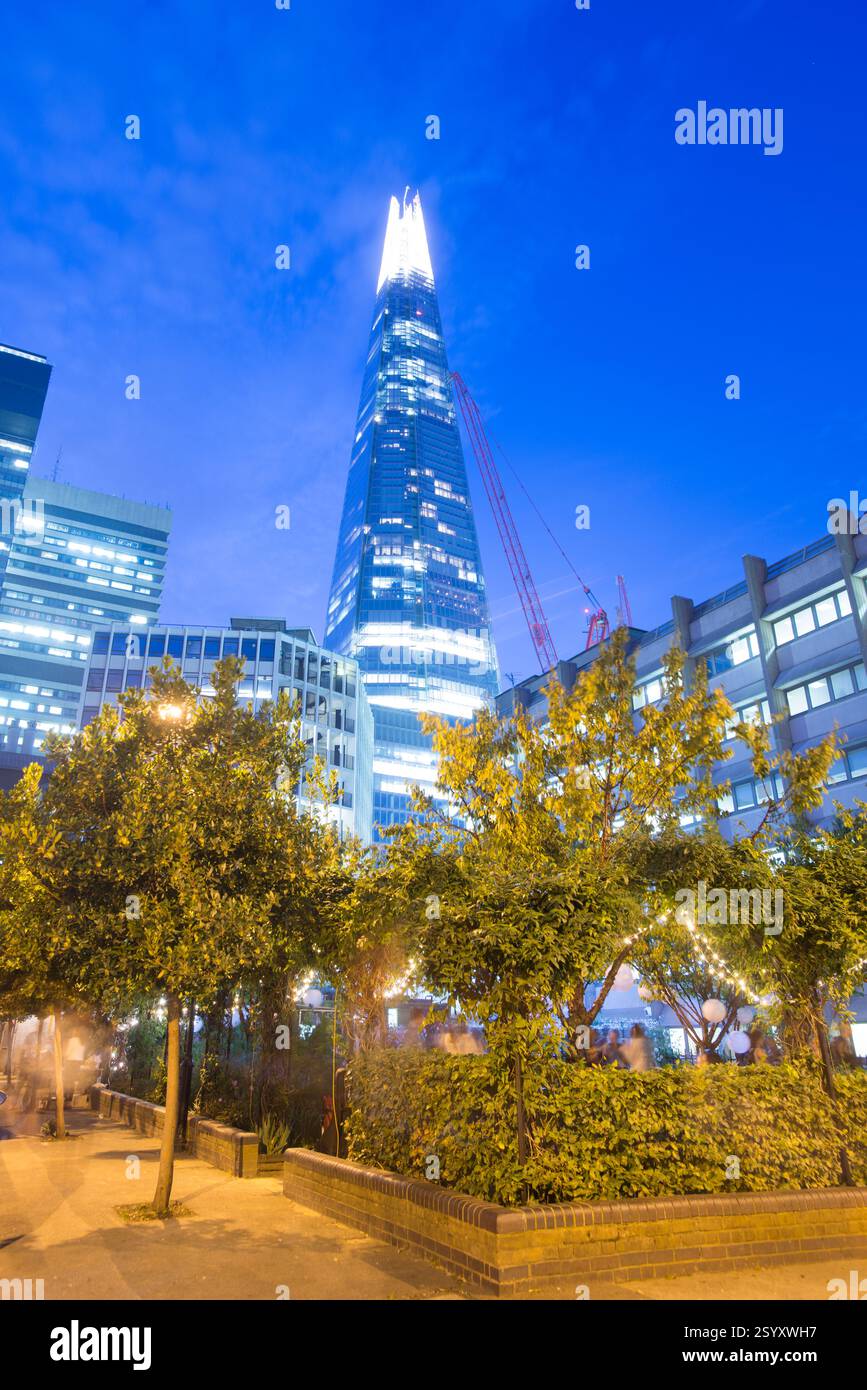 Shard da Melior Street pocket park Foto Stock