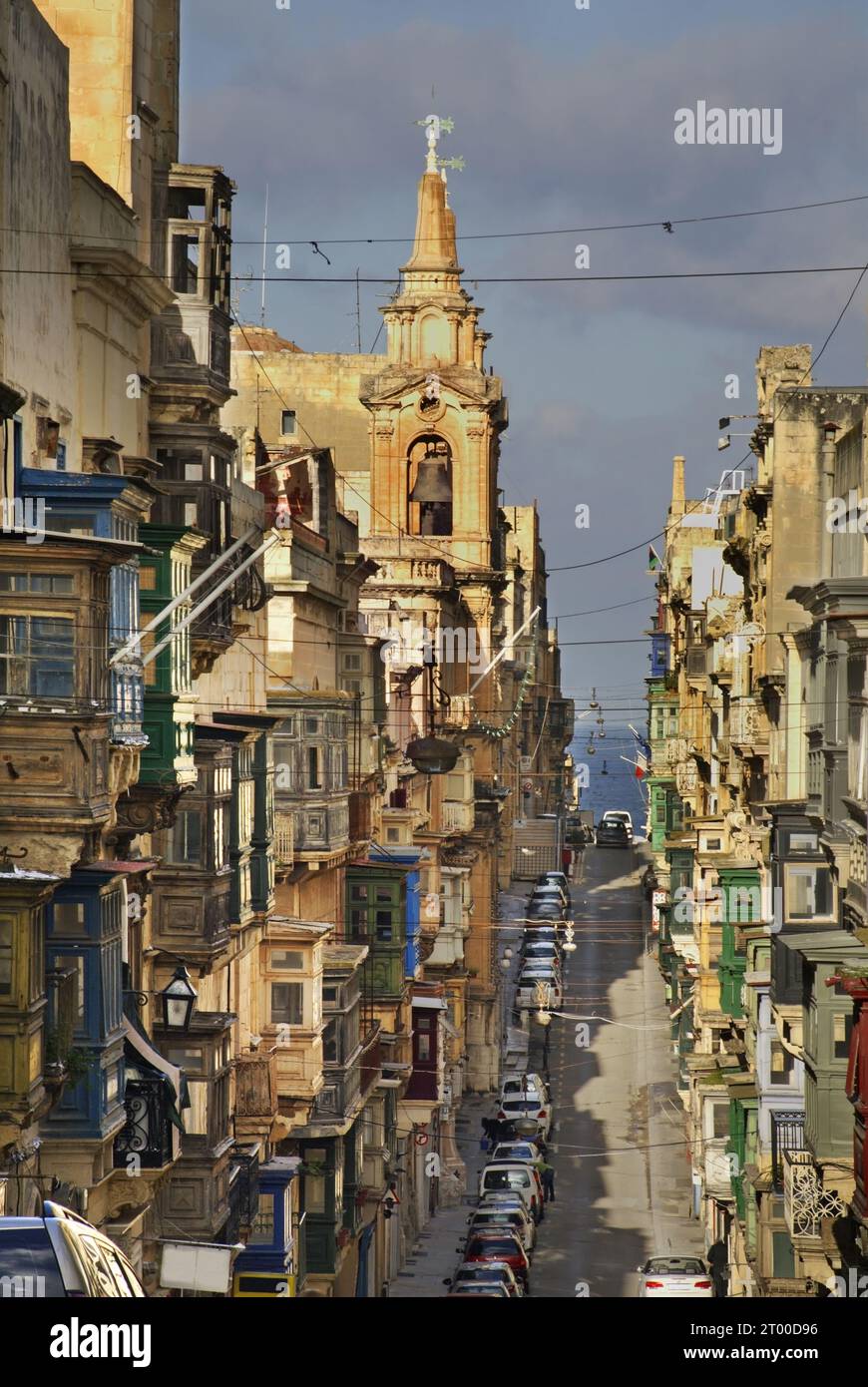 Chiesa Parrocchiale Collegiata del naufragio di San Paolo a la Valletta. Malta Foto Stock