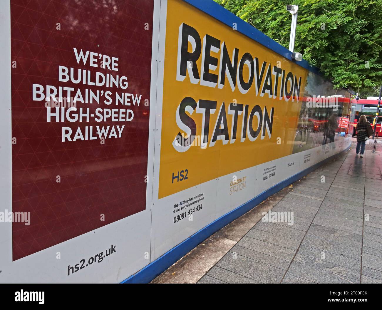 HS2 ad alta velocità Two Birmingham Curzon St Site, stazione ferroviaria, centro di Birmingham, West Midlands, Inghilterra, REGNO UNITO, B4 7XG Foto Stock